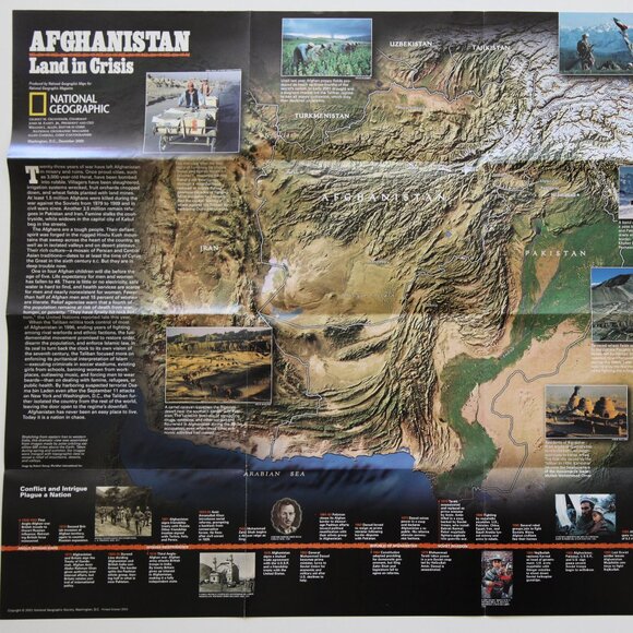 National Geographic Map: "Afghanistan and Pakistan" - Picture 3 of 5